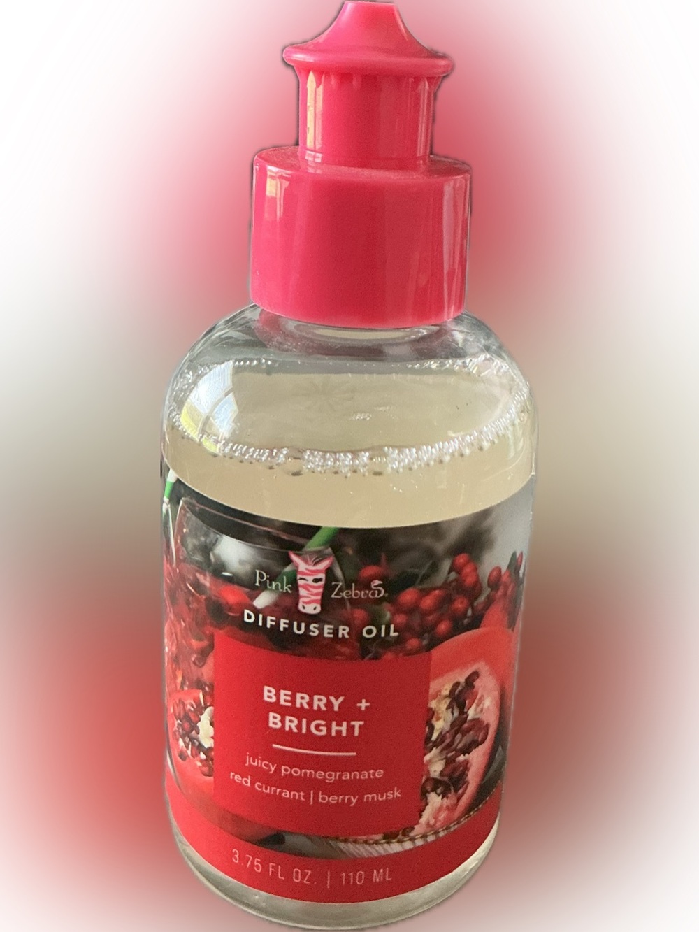 Berry + Bright Pink Zebra Diffuser Oil